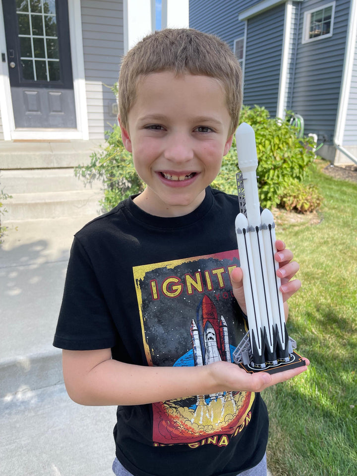 Falcon Heavy Rocket Model